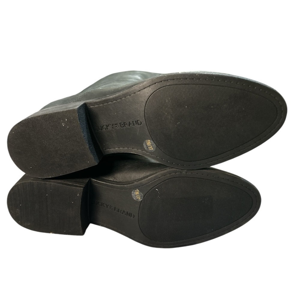 Lucky Brand Women's Black Leather Boots - Picture 8 of 10
